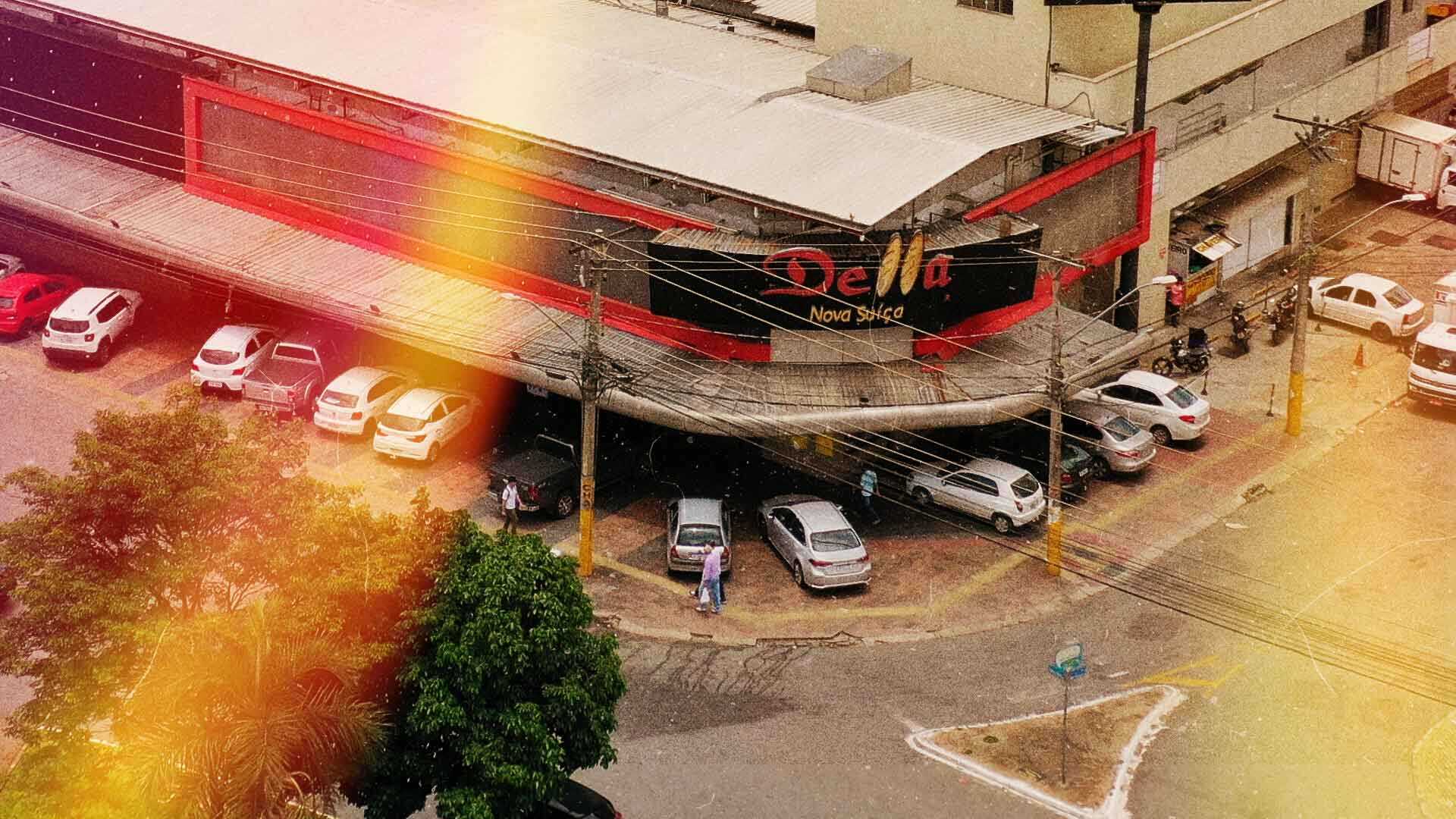 Foto aérea da Della Panificadora Nova Suíça