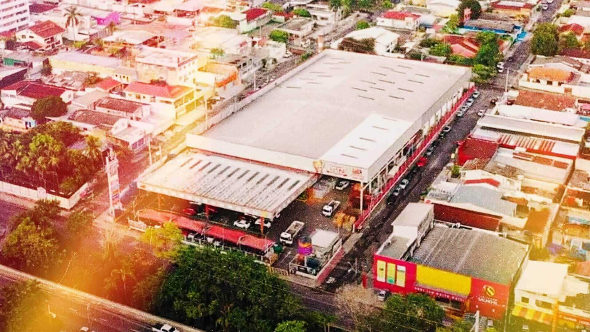 Foto aérea da estrutura da JLN