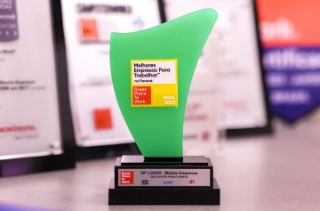 Troféu de melhores empresas para trabalhar no Paraná