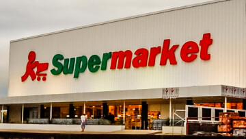 faixada do supermercado Supermarket.