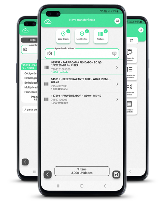 Tela aplicatico CISSControl