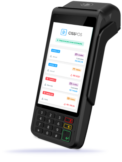 Smartpos L400 com sistema CISSPOS